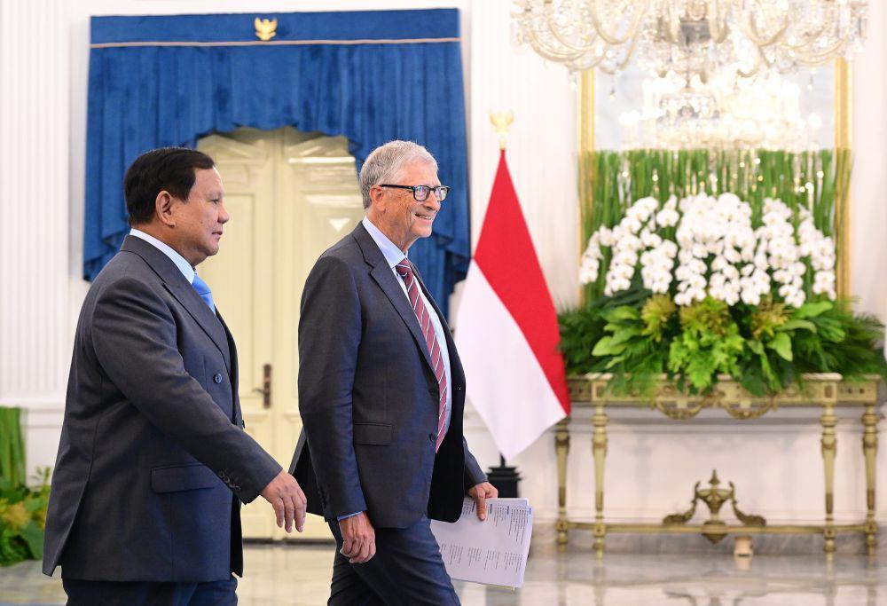 Bill Gates di Indonesia. ( presidenri.go.id )