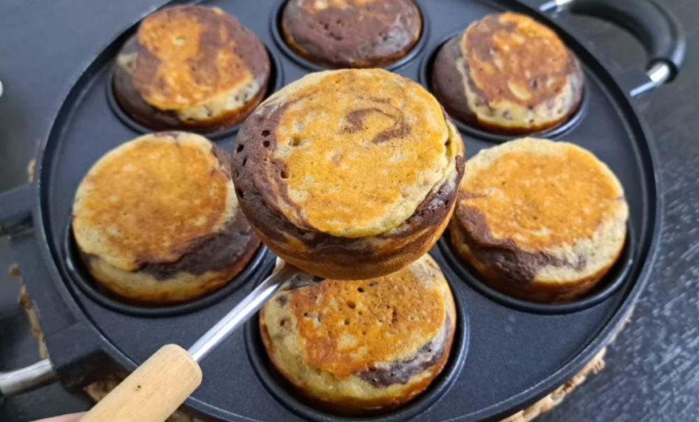 Resep Bolu Pisang Marmer Cokelat Keju yang Lembut dan Moist