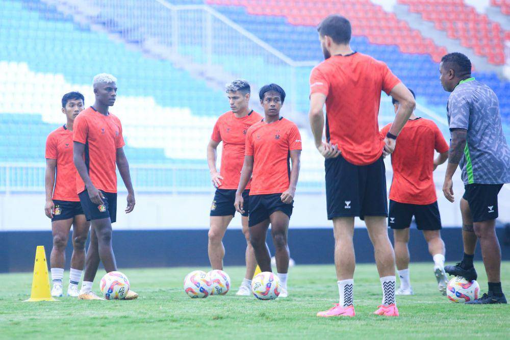 Pemain Persik Kediri saat berlatih. IDN Times/ istimewa