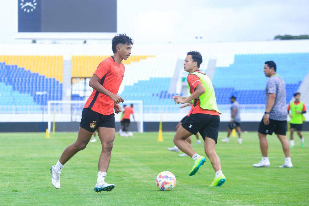 Pemain Persik Kediri saat berlatih. IDN Times/ istimewa