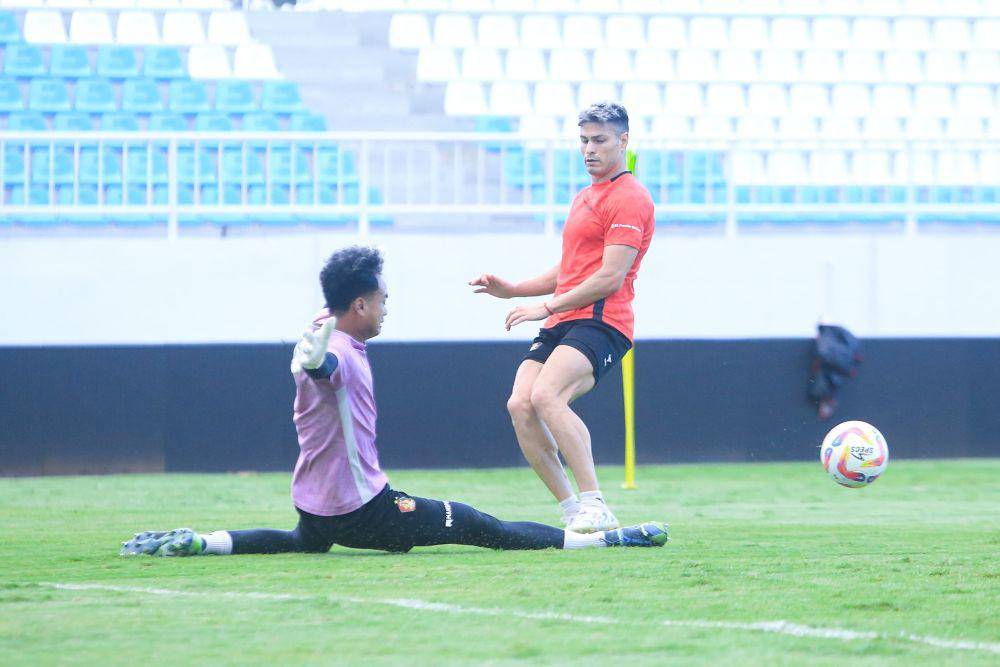 Pemain Persik Kediri saat berlatih. IDN Times/ istimewa