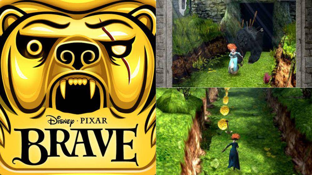 logo dan gameplay Temple Run: Brave (dok. Imangi Studios/Temple Run: Brave)