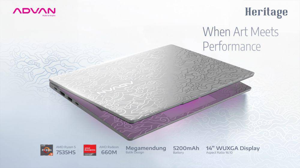 potret Advan Workplus Heritage (shopee.com/Advan Notebook Official Store)