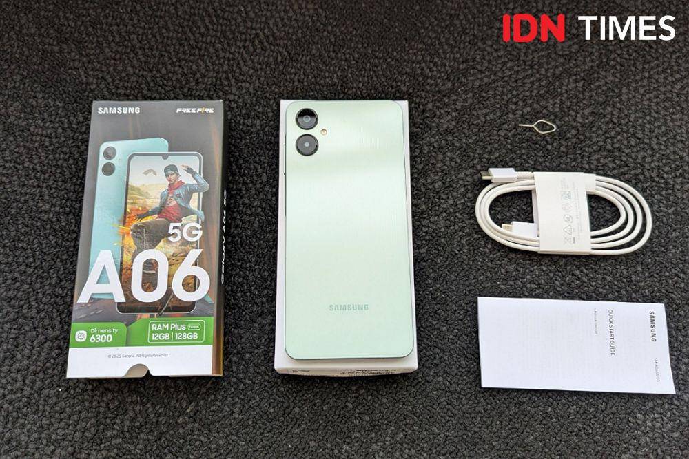 Samsung Galaxy A06 5G (IDN Times/Misrohatun)
