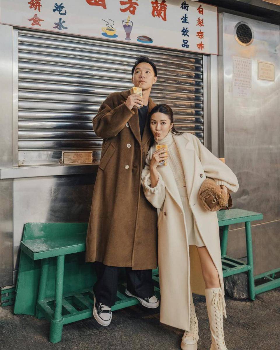 ide mix and match long coat ala Jenny Tsang (instagram.com/tsangtastic)
