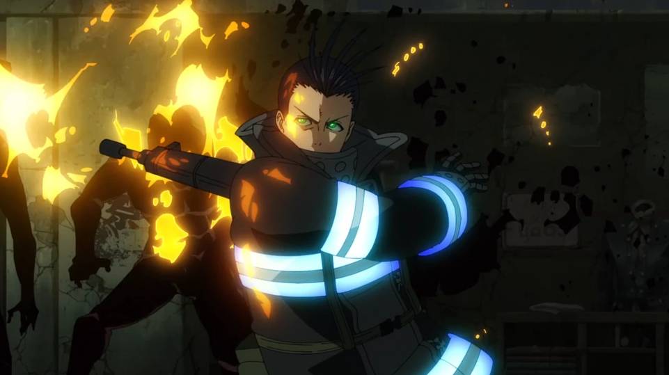 karakter Amon Hajiki dari anime Fire Force (dok. David Production)
