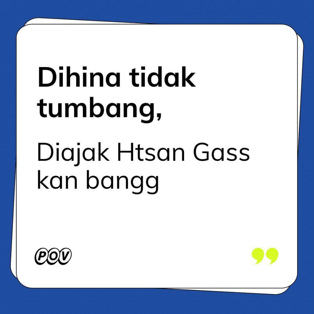 Meme Quotes 'Dihina Gak Tumbang' (instagram.com/povcircle)