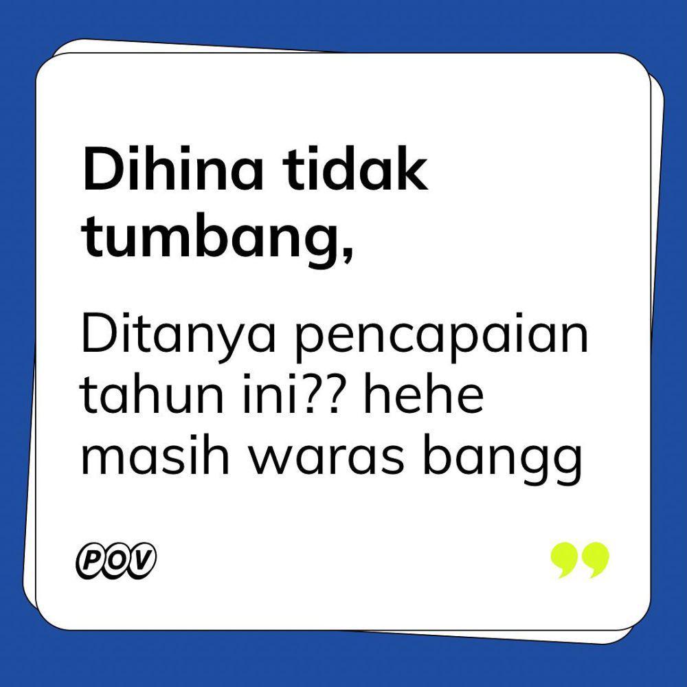 Meme Quotes 'Dihina Gak Tumbang' (instagram.com/povcircle)