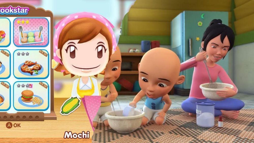 Seandainya Kak Ros Upin & Ipin Jadi Karakter Utama Cooking Mama