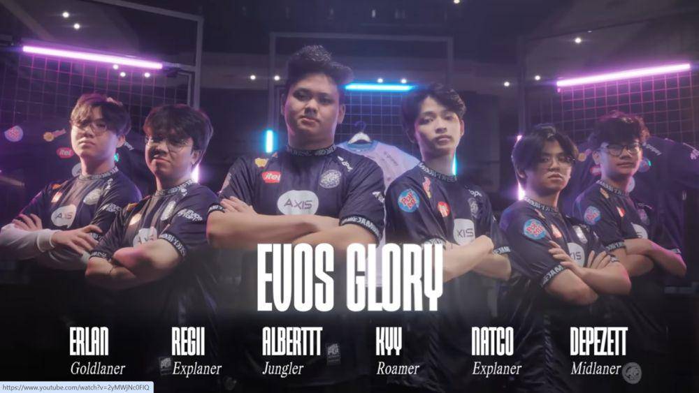 roster orisinal EVOS 2025 yang kini banyak perubahan (youtube.com/EVOS TV)