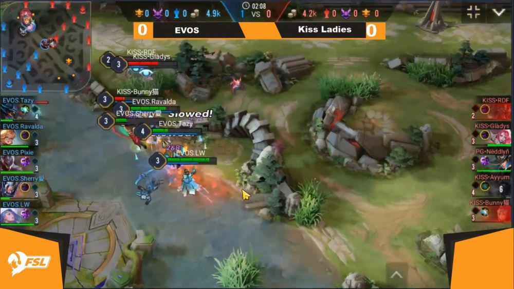 aksi Tazy bersama tim AoV EVOS (youtube.com/EVOS TV)