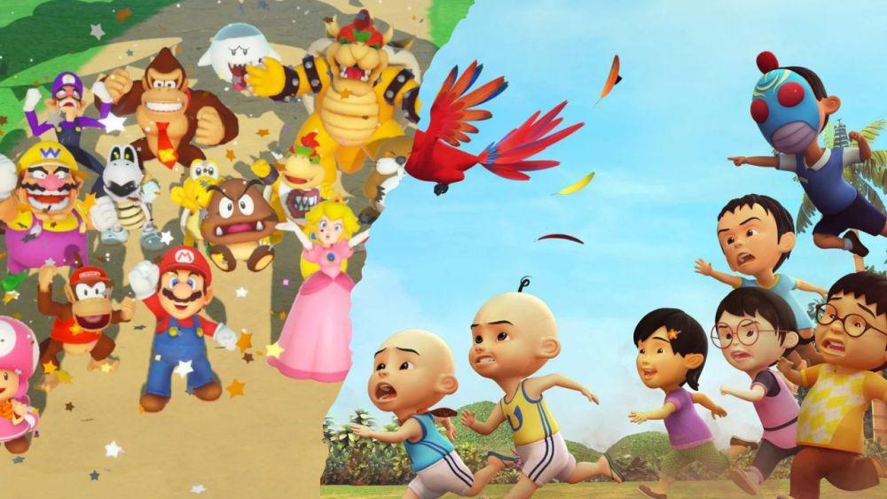 Apa Jadinya kalau Upin & Ipin Jadi Game Mirip Mario Party?