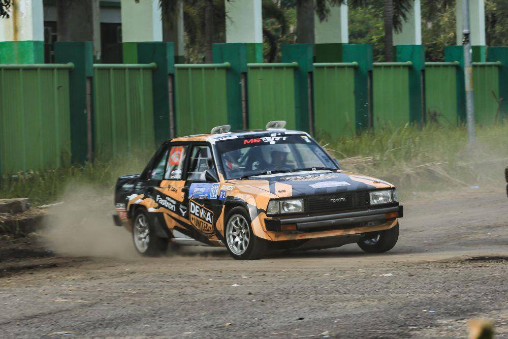 Tim Dewa United Motorsport X MSRT juara Kejurnas Sprint Rally 2025. (Dok. Dewa United)