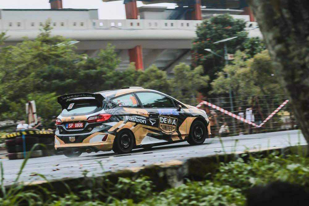 Tim Dewa United Motorsport X MSRT juara Kejurnas Sprint Rally 2025. (Dok. Dewa United)