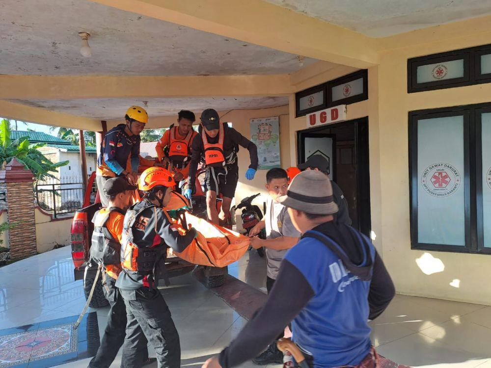 Ahmad Alimuddin (36), warga Desa Baranti, Kabupaten Sidenreng Rappang (Sidrap), Sulawesi Selatan, ditemukan meninggal dunia setelah jatuh ke saluran irigasi, Senin (12/5/2025)/Humas Basarnas Makassar