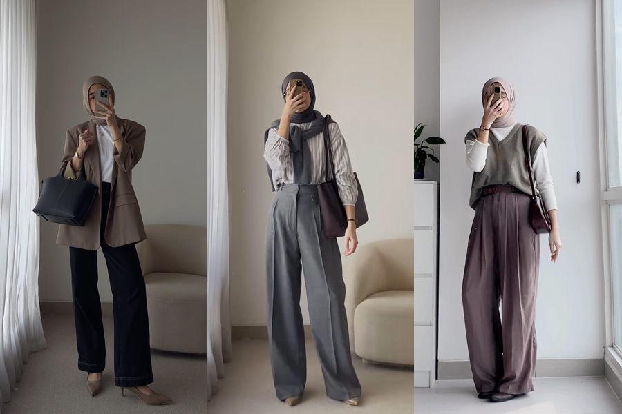 12 Office Style Tema Earth Tone ala Pamela Agatha, Super Stylish!