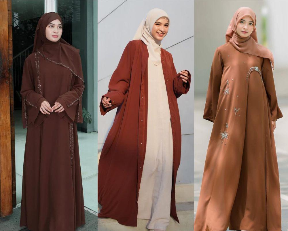 7 Inspirasi OOTD Pakai Abaya ala Selebgram Salsabila Kholiq