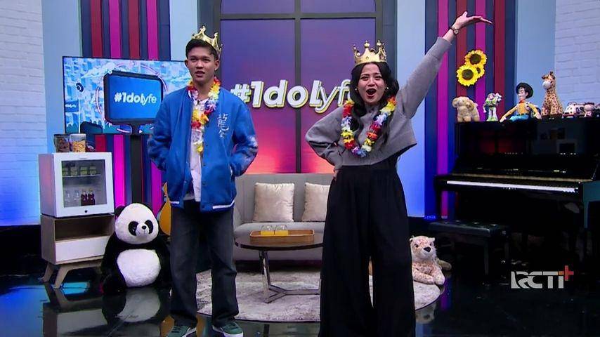 Potret keakraban Shabrina dan Fajar (dok. RCTI/IDOLYFE DUA! (DISINI BERJUANG BERSAMA))