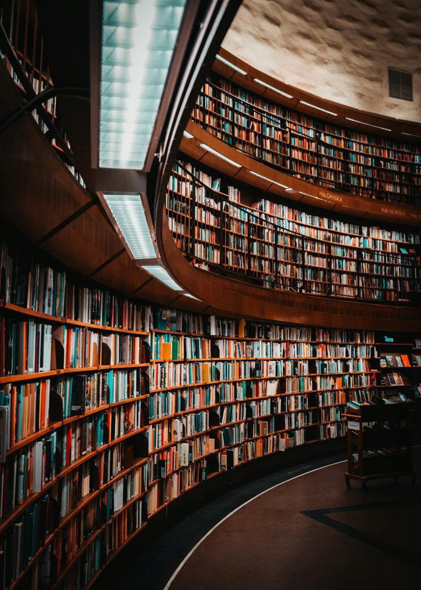 ilustrasi perpustakaan (unsplash.com/Emil Widlund)