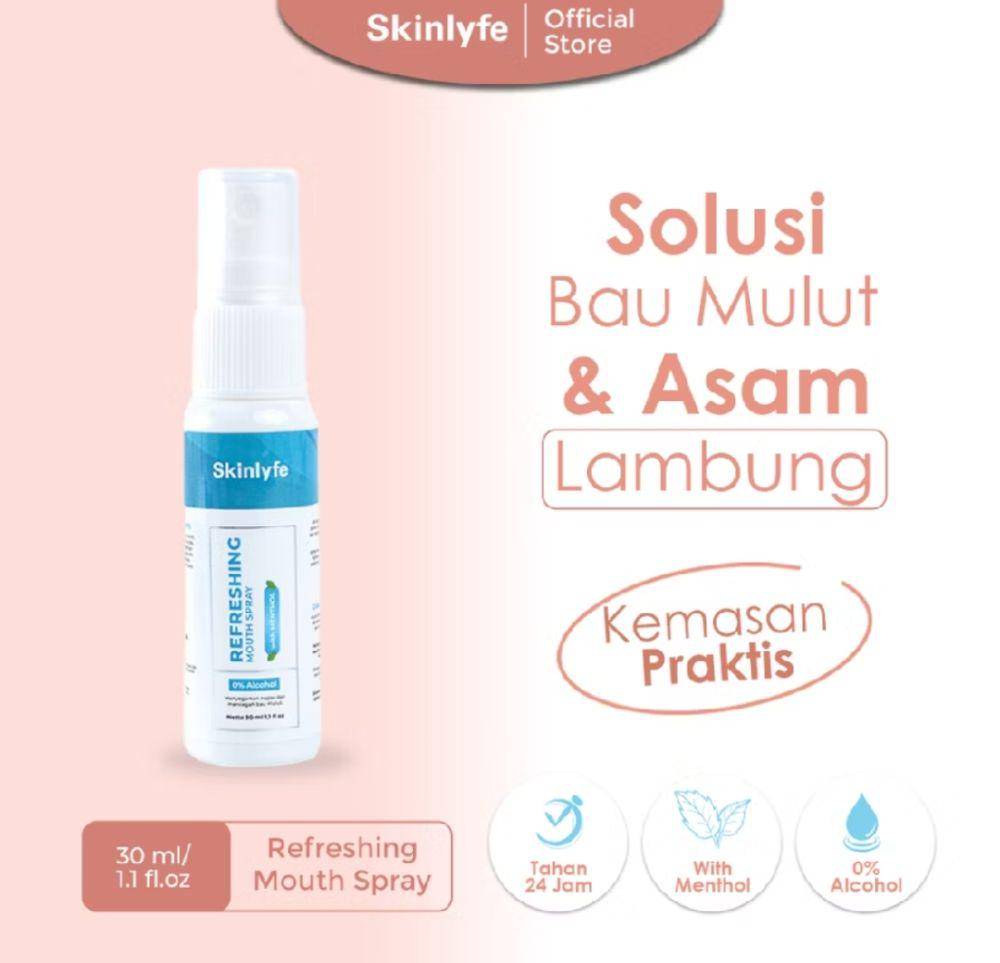Skynlife Refreshing Mouth Spray (shopee.co.id/Skynlife Official Store)