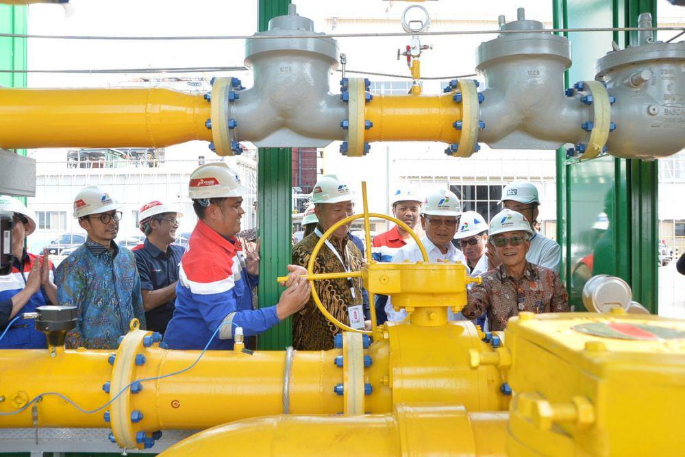 Jaringan pipa gas. (Dok. Kementerian ESDM)