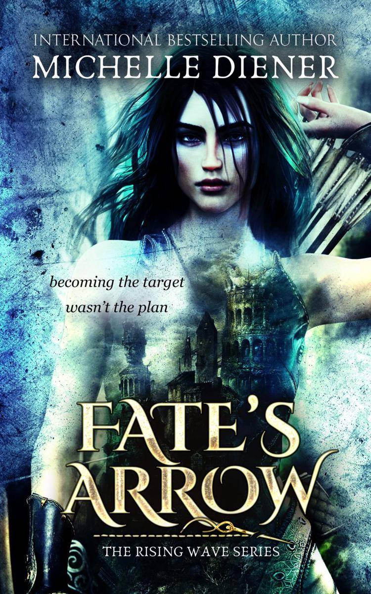 Sampul Fate's Arrow (goodreads.com)
