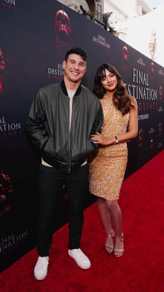 Aurelie di red carpet Hollywood Final Destination 6 (instagram.com/aurelie)