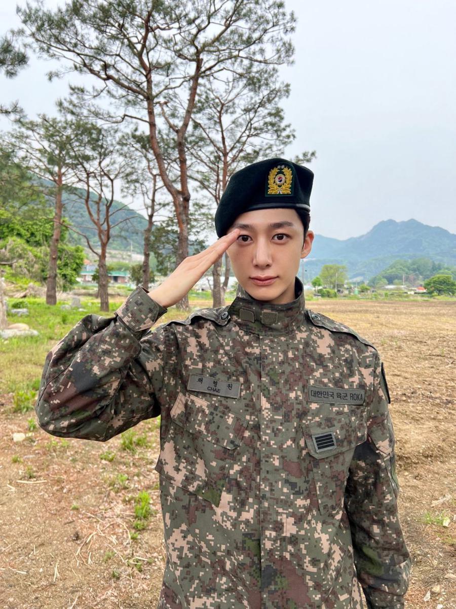 potret Hyungwon MONSTA X keluar wamil (x.com/OfficialMonstaX)