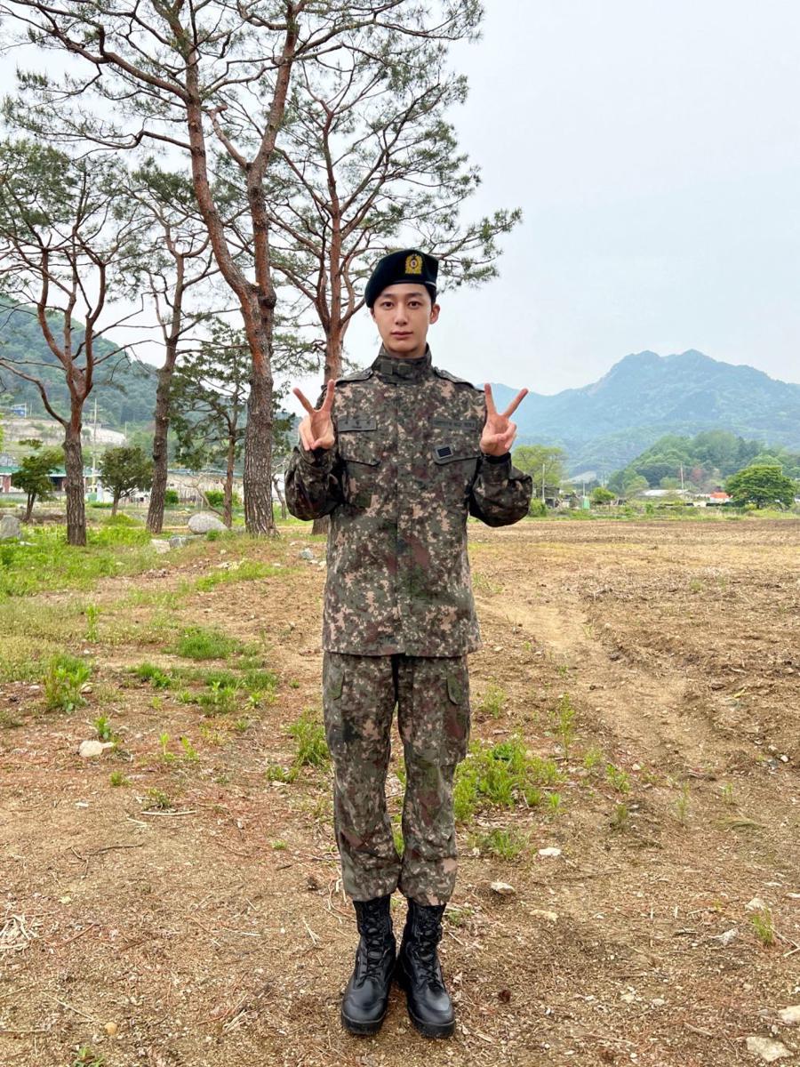 potret Hyungwon MONSTA X keluar wamil (x.com/OfficialMonstaX)