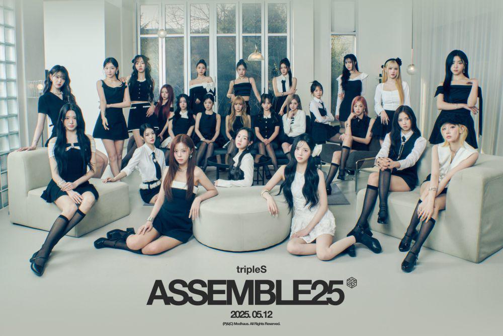 potret tripleS di full album ASSEMBLE25 (x.com/triplescosmos)
