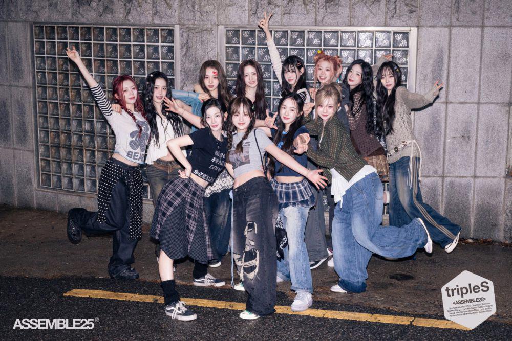 potret tripleS di full album ASSEMBLE25 (x.com/triplescosmos)