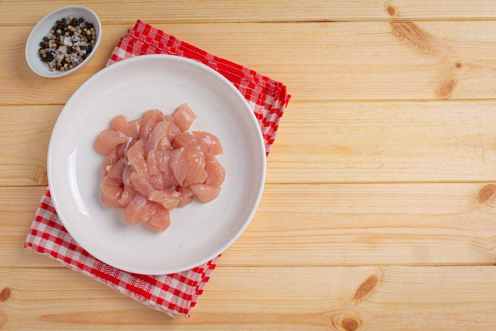 ilustrasi daging ayam fillet 