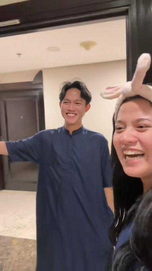 Potret keakraban Shabrina dan Fajar (TikTok.com/Shabrina_Leonita)