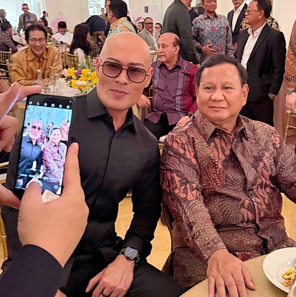 artis di ulang tahun Titiek Soeharto (instagram.com/mastercorbuzier)