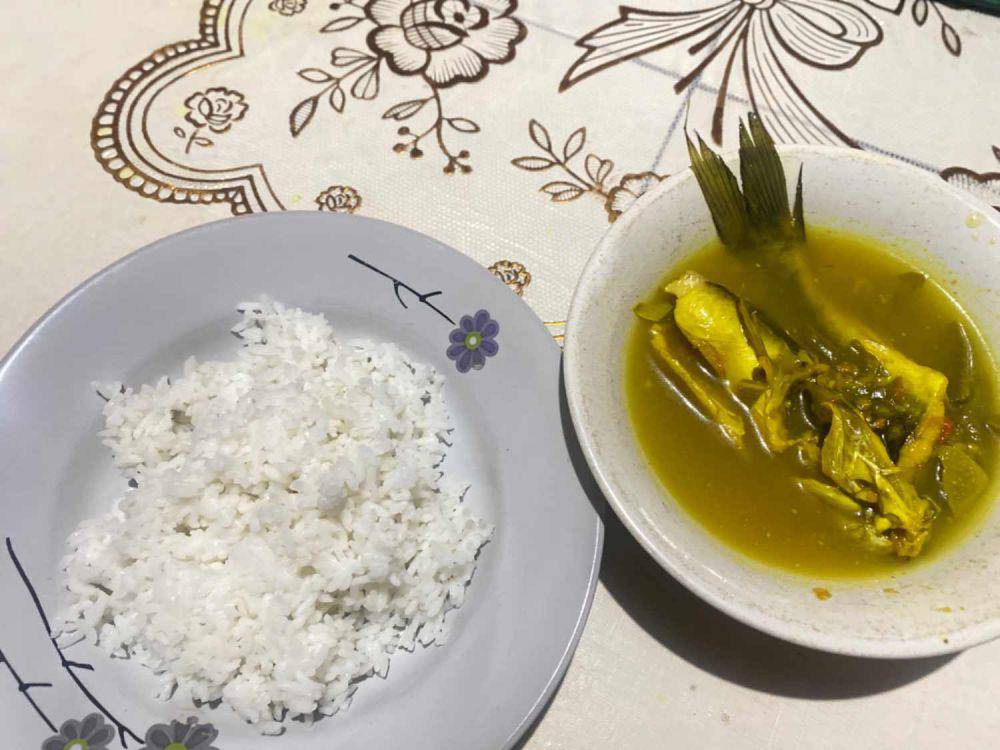 Lempah kuning ikan baong khas Bangka (dok pribadi/Cici Nasya Nita)