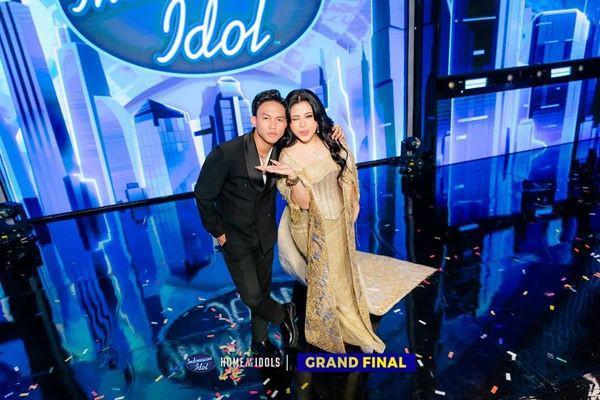 Fajar Noor dan Sabrina Leanor (instagram.com/indonesianidolid)