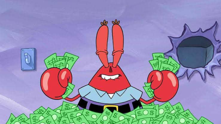 Cuplikan karakter Mr. Krabs (dok. Nickelodeon/ SpongeBob SquarePants)