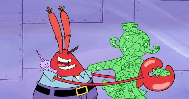 30 Quotes Mr. Krabs untuk Kamu yang Lagi Mengejar Rupiah