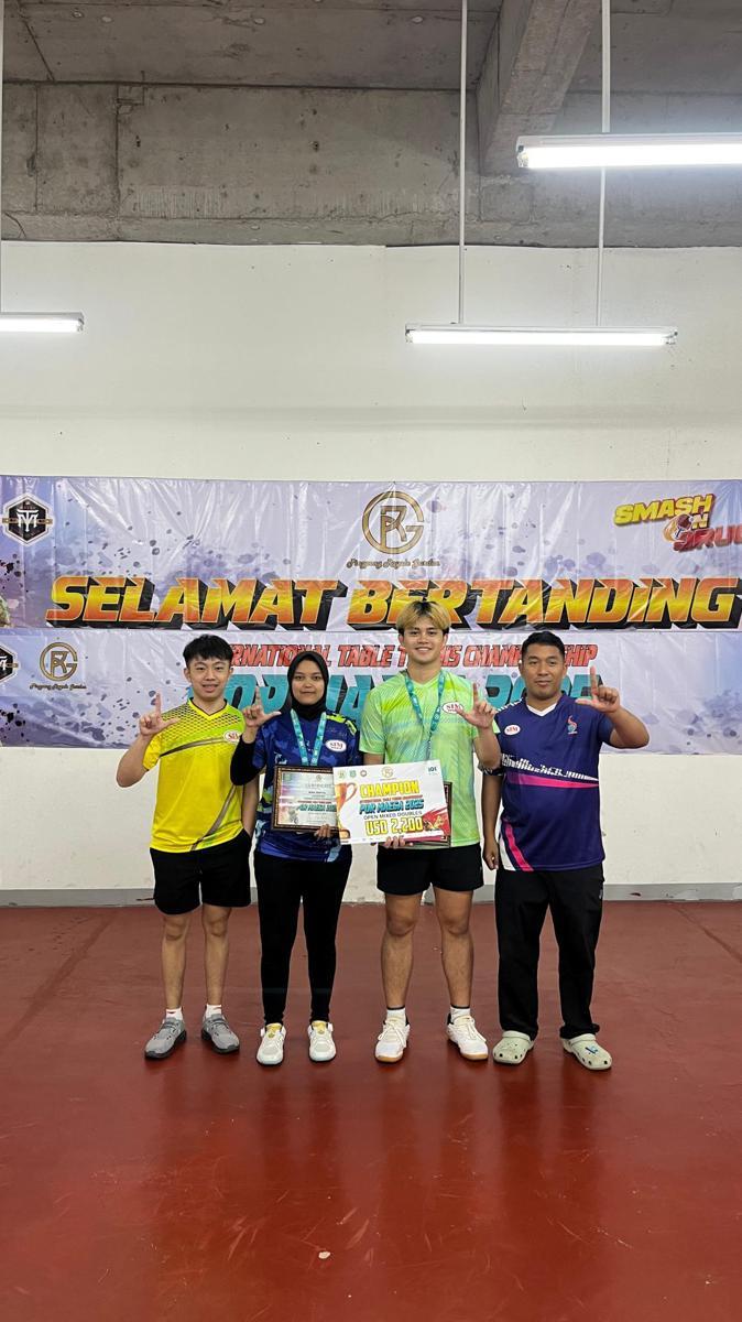 Keren! Tim Tenis Meja Lampung Raih Gelar Juara Liga Pingpong