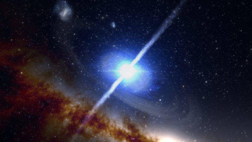 ilustrasi bintang neutron (commons.wikimedia.org/Spaceengine)