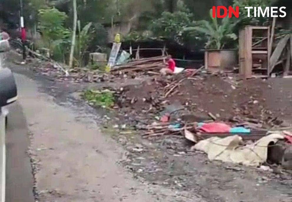 Lokasi yang menewaskan 11 penumpang angkot di Kalijambe sepekan lalu, Rabu (13/5/2025).(IDN Times/Tangkapan layar)