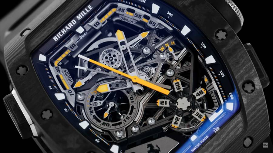 ilustrasi jam Richard Mille (youtube.com/Richard Mille)