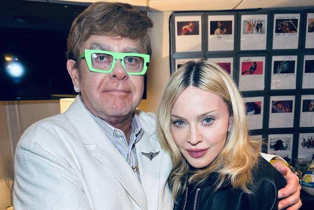 Madonna dan Elton John (dok. instagram.com/madonna)