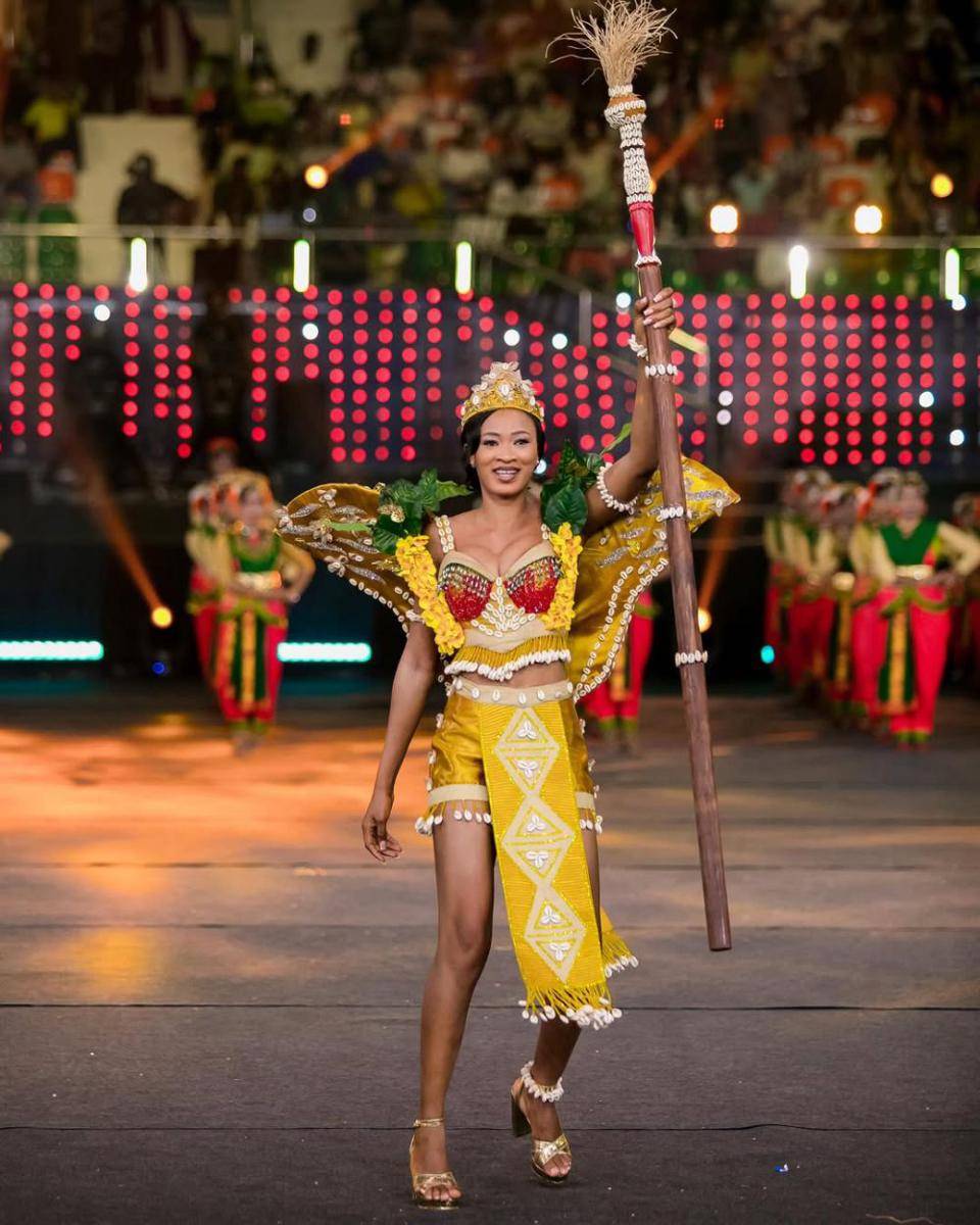 Potret Finalis dari Afrika di Opening Ceremony Miss World 2025 (Ricardo Siviero for Instagram.com/missworld)
