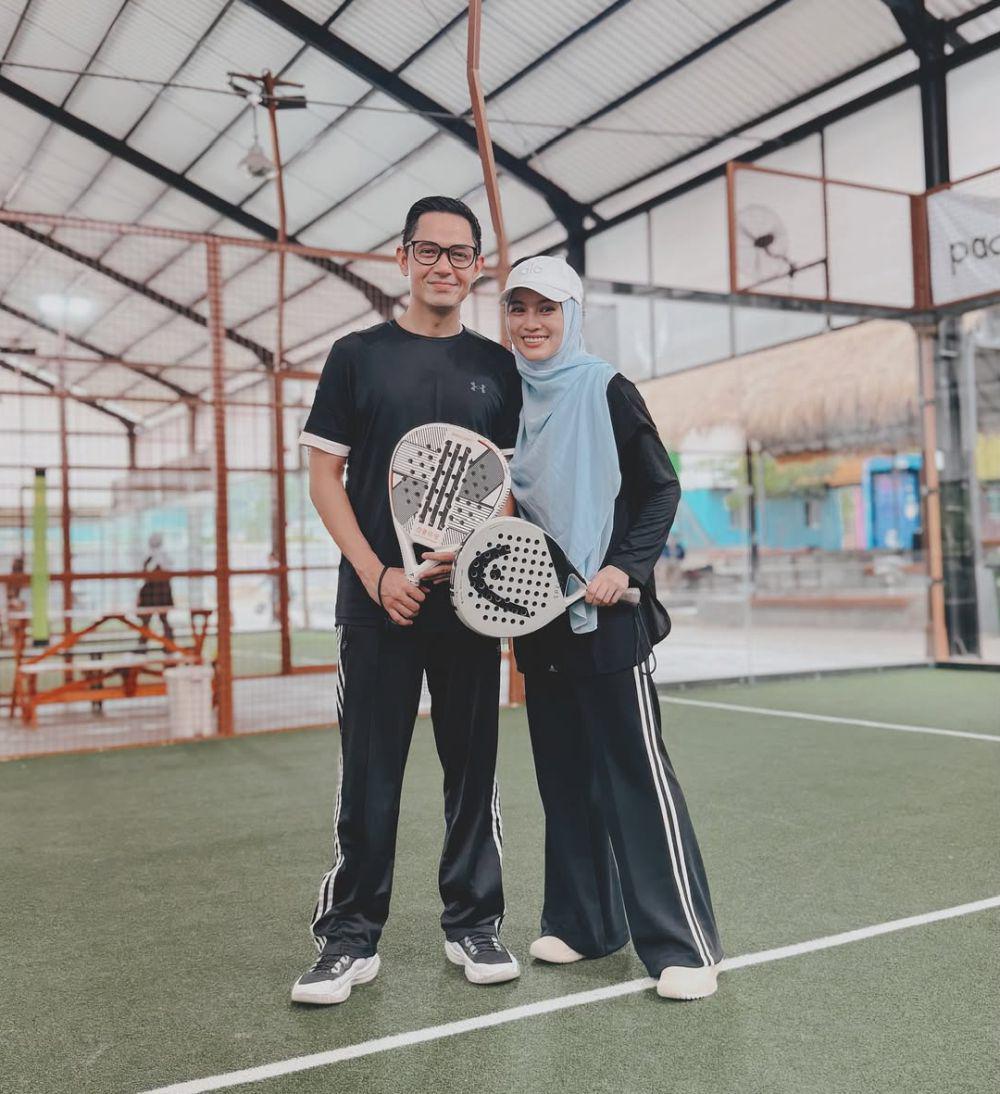 pasangan seleb main padel (instagram.com/ichasoebandono)