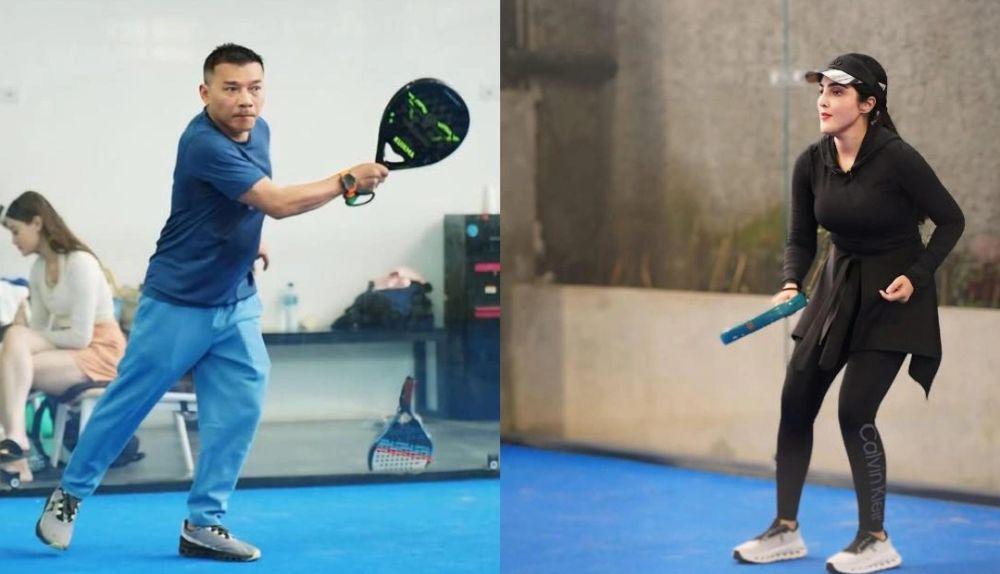 pasangan seleb main padel (instagram.com/ashanty_ash)