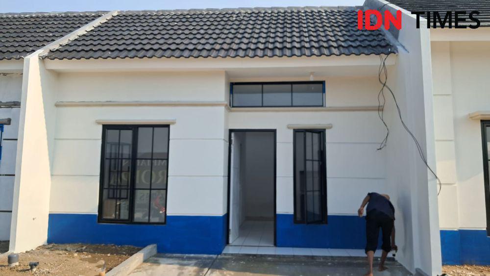 Penyaluran rumah subsidi, Selasa (6/5/2025). (IDN Times/Trio Hamdani)