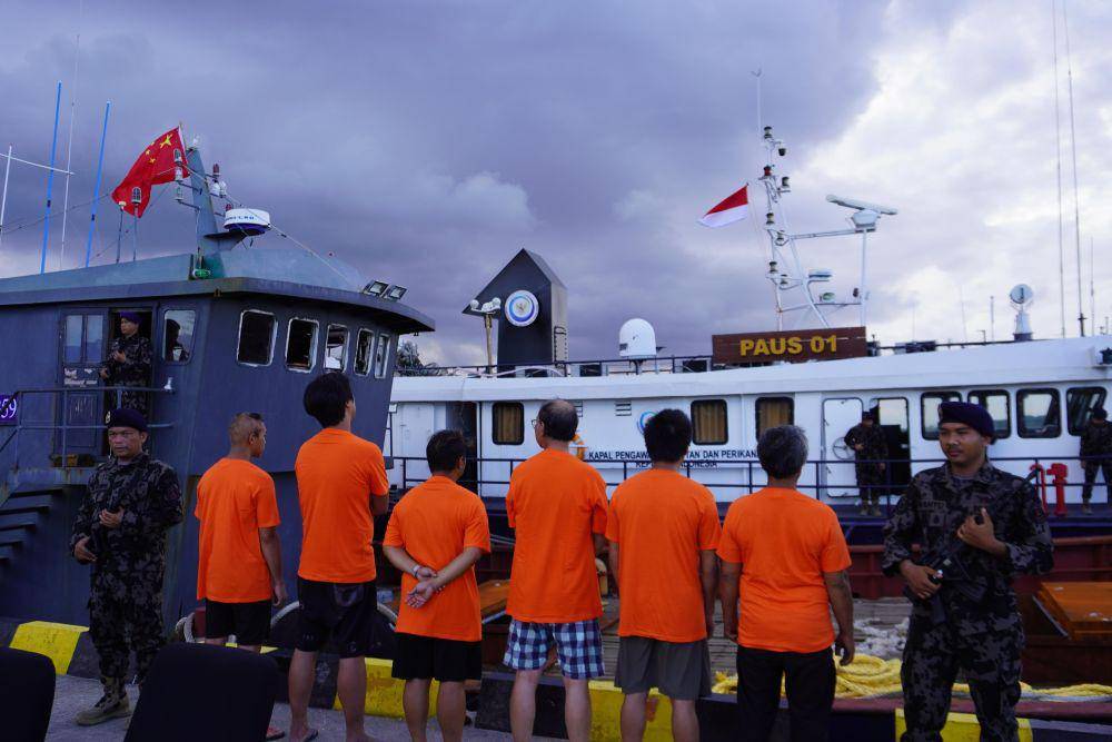 Fishing Vessel (FV) Yue Lu Yu 28359 (230 GT) berbendera China (Dok.IDN Times/Laura)
