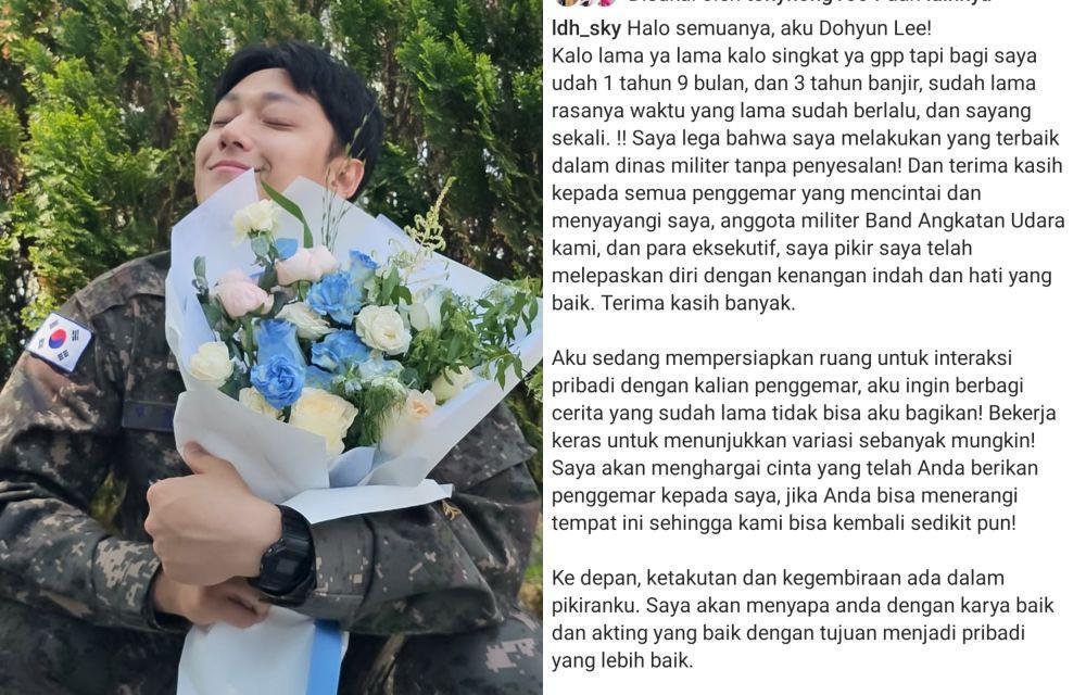 Lee Do Hyun Tulis Pesan Usai Keluar dari Wajib Militer