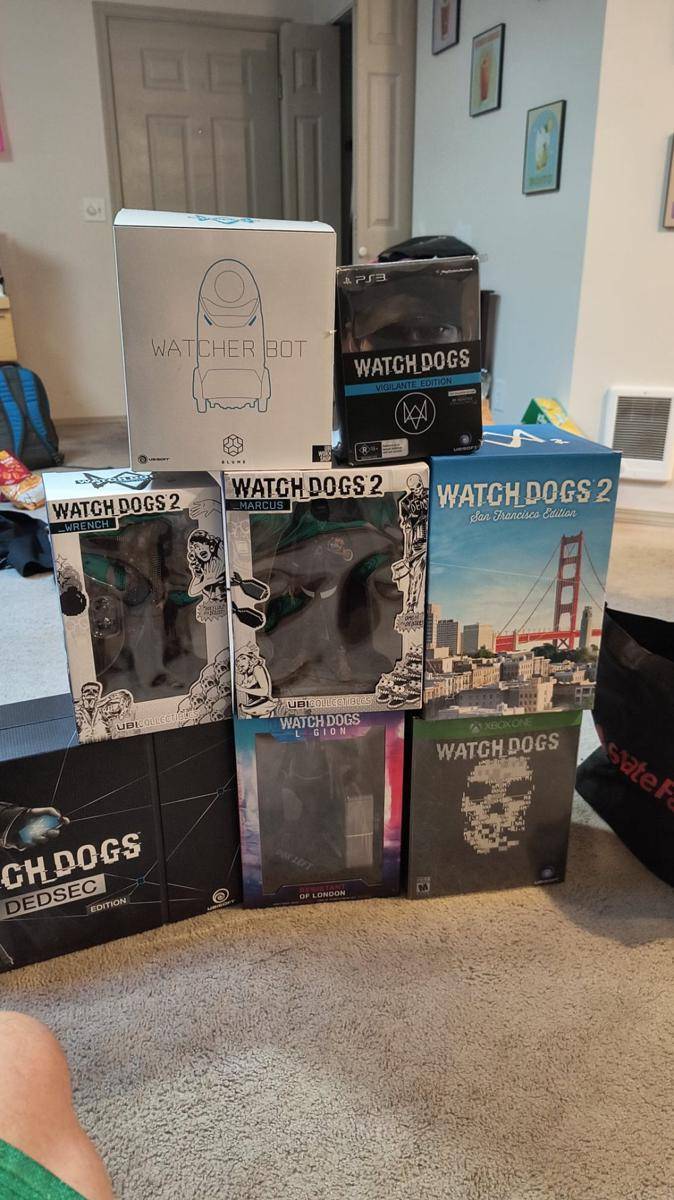 potret koleksi Watch Dogs (reddit.com/user/brycebuckets)